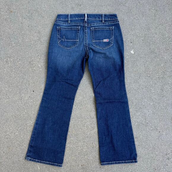 Ariat FR DuraStretch Basic Boot Cut Blue Jeans 31S Style 10016176 - Picture 3 of 9